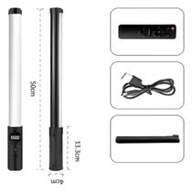 Bastão Led Rgb Potente com Efeitos e Controle