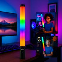 Bastão Led Rgb Potente com Efeitos e Controle