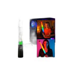 Bastão Led Rgb Potente Com Efeitos E Controle