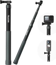 Bastão longo Selfie Stick TELESIN para GoPro Insta360 (120 cm)