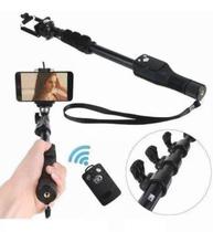 Bastão Monopod De Selfie + Controle Compatível IOS e Android