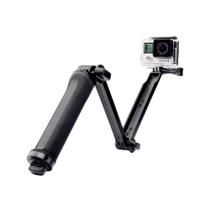 Bastão Monopod Retrátil Action Camera Tripé 3 Way