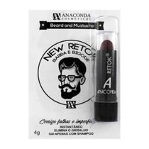 Bastão New Retok Barba E Bigode Castanho - Anaconda