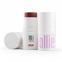 Bastão Ollie 3 em 1 Blush Batom e Sombra FPS 95 Cor Café 4,5g Bastão Ollie 3 em 1 Blush Batom e Sombra FPS 95 Cor Café 4,5g