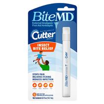 Bastão para alívio de picadas de insetos Cutter BiteMD 15 ml analgésico Bastão para alívio de picadas de insetos Cutter BiteMD 15 ml analgésico