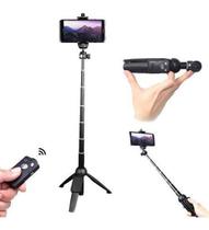 Bastão Pau De Selfie E Tripe Bluetooth Para Celular E Câmera Bastão Pau De Selfie E Tripe Bluetooth Para Celular E Câmera