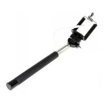 Bastão Pau De Selfie Preto Inova Sel-8549 Com Fio