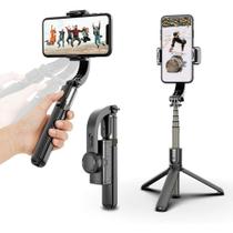 Bastão Pau de Selfie Profissional Retrátil com Bluetooth Tripé 60cm 360 Celular Extensão Ajustável