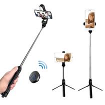 Bastão Pau de Selfie Retrátil Articulado Suporte tripe para celular com controle Bluetooth