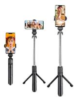 Bastão Pau Selfie Tripe Controle Bluetooth Retrátil Celular