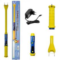 Bastão picana ferrão elétrico de manejo choque 12000v para gado bovino