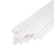 Bastão Refil de Cola Quente Fino Transparente 7mm - 10 Unidades