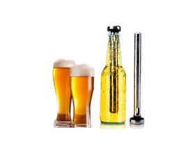 Bastão Resfriador Inox para Garrafas de Cerveja Long Nek 2 unidades Bastão Resfriador Inox para Garrafas de Cerveja Long Nek 2 unidades