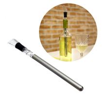 Bastão Resfriador Vinhos Bico Aerador Dosador Inox Prana