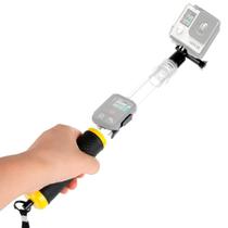 Bastão Retrát P Agua/ Gopro Flutuante Aquapod Hero 8 Black