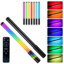 Bastão RGB Led Colorido Recarregável Luz Iluminação Fotografia Controle Remoto Video Celular Profissional Portátil Bastão RGB Led Colorido Recarregável Luz Iluminação Fotografia Controle Remoto Video Celular Profissional Portátil