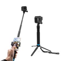 Bastao Selfie Telesin Monopod em Aluminio para GoPro, Sjcam e celular