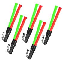 Bastao Sinalizador 2 Cores Kit 5 Unidades Led Fluorescente Lanterna Estacionamento Transito Sinalizaçao Obra Emergencia Segurança Bastao Sinalizador 2 Cores Kit 5 Unidades Led Fluorescente Lanterna Estacionamento Transito Sinalizaçao Obra Emergencia Segurança