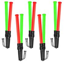 Bastao Sinalizador 2 Cores Kit 5 Unidades Led Fluorescente Segurança Emergencia Obra Transito Estacionamento Fiscalizaçao Sinalizaçao Bastao Sinalizador 2 Cores Kit 5 Unidades Led Fluorescente Segurança Emergencia Obra Transito Estacionamento Fiscalizaçao Sinalizaçao