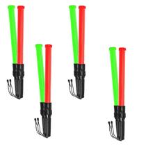 Bastao Sinalizador 2 Cores Led Grande Kit 4 Unidades Segurança Fluorescente Sinalizaçao Lanterna Transito Emergencia Fiscalizaçao Bastao Sinalizador 2 Cores Led Grande Kit 4 Unidades Segurança Fluorescente Sinalizaçao Lanterna Transito Emergencia Fiscalizaçao