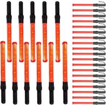 Bastao Sinalizador Grande Fluorescente Kit 30 Uni Luz Led Transito Manobra Engarrafamento Baliza Bastao Sinalizador Grande Fluorescente Kit 30 Uni Luz Led Transito Manobra Engarrafamento Baliza