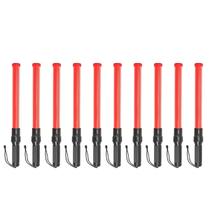 Bastao sinalizador KIT 10 UNIDADES Luz Grande fluorescente lanterna sinal emergencia Transito Manobra Bastao sinalizador KIT 10 UNIDADES Luz Grande fluorescente lanterna sinal emergencia Transito Manobra
