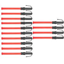 Bastao Sinalizador Kit 14 Unidades Transito Balizador Estacionamento Manobrista Obra Segurança Aeroporto Estrada Sinalizaçao