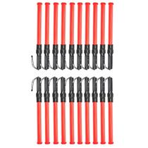 Bastao Sinalizador Kit 20 Uni Fluorescente Transito Manobrista Engarrafamento Iluminaçao Estrada Rua Obra