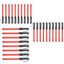 Bastao Sinalizador Kit 25 Unidades Transito Balizador Manobrista Obra Estacionamento Fiscalizaçao Aeroporto Segurança Estrada Sinalizaçao Evento