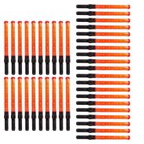Bastao Sinalizador Kit 40 Uni Fluorescente Transito Manobrista Engarrafamento Rua Estrada Obra Sinal Bastao Sinalizador Kit 40 Uni Fluorescente Transito Manobrista Engarrafamento Rua Estrada Obra Sinal