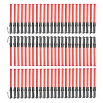 Bastao Sinalizador Kit 75 Unidades Transito Aeroporto Engarrafamento Balizador Fluorescente Segurança Proteçao Evento Manobrista Estacionamento