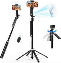 Bastão Tripé Para Celular 360º Dobrável Pau De Selfie Bluetooth Mini Controle Remoto