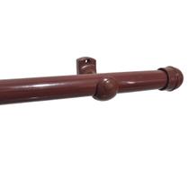 Bastão Varal para Cortina Varão Grosso 3.00m Kit Com Suporte Bastão Varal para Cortina Varão Grosso 3.00m Kit Com Suporte