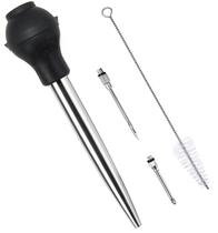 Baster de Peru BestUtensils em Aço Inoxidável com Lâmpada de Silicone Baster de Peru BestUtensils em Aço Inoxidável com Lâmpada de Silicone