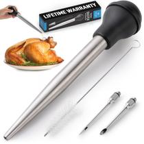 Baster de Peru Zulay em Aço Inoxidável com Lâmpada de Silicone Baster de Peru Zulay em Aço Inoxidável com Lâmpada de Silicone