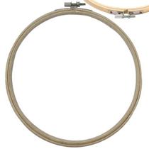 Bastidor Bambu Tarraxa Bordado Manual Ponto Russo 12cm