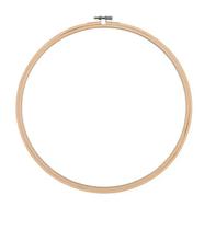 Bastidor de Bambu com Tarraxa de 12 cm para Bordado e Artesanato - ArtePunto
