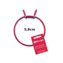 Bastidor de Metal 5,8cm Para Bordado Nurge Vermelho Bastidor de Metal 5,8cm Para Bordado Nurge Vermelho