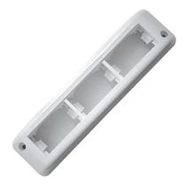 Bastidor Externo 3 Módulos Branco Pezzi Bastidor Externo 3 Módulos Branco Pezzi