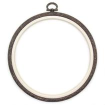 Bastidor Flexível para Bordado Redondo Madeira - Nurge Bastidor Flexível para Bordado Redondo Madeira - Nurge