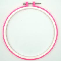 Bastidor plastico luxo telanipo c/tarraxa 25cm-bege madeira