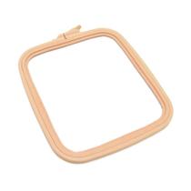 Bastidor Quadrado de Plástico com Regulador para Bordado 220 x 195mm - Nurge