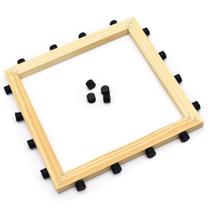 Bastidor Quadrado para Agulha Mágica com Proteção 25x25cm