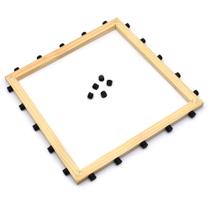 Bastidor Quadrado para Agulha Mágica com Proteção 35x35cm Bastidor Quadrado para Agulha Mágica com Proteção 35x35cm