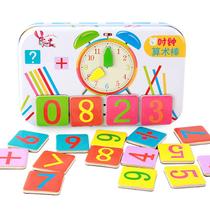 Bastões aritméticos magnéticos Early Math Learning Kids Wood Bastões aritméticos magnéticos Early Math Learning Kids Wood