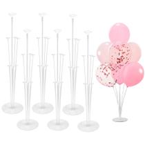Bastões de balão com base para decoração de mesa e piso (6 conjuntos)