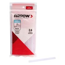 Bastões de cola Arrow MG24-4 Clear 10 cm x 0,8 cm, pacote com 24 Bastões de cola Arrow MG24-4 Clear 10 cm x 0,8 cm, pacote com 24