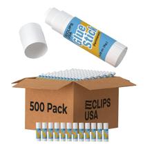 Bastões de cola E-CLIPS USA, laváveis de 8 g (pacote com 500), material escolar