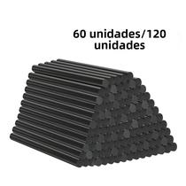 Bastões De Cola Quente Pretos 60pcs 120pcs Para Artesanato, Álbum E Ferramentas De Reparação De Liga