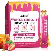 Bastões de Mel com Shilajit ALLBIZ Morango 30 unidades Bastões de Mel com Shilajit ALLBIZ Morango 30 unidades